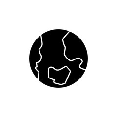 Earth icon. Element of simple icon for websites, web design, mobile app, info graphics. Signs and symbols collection icon for design and development
