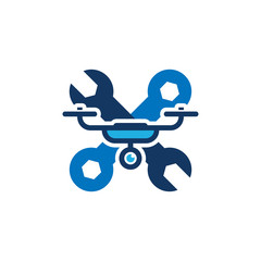 Drone Repair Logo Icon Design