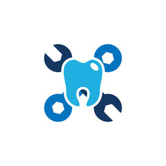 Dental Repair Logo Icon Design
