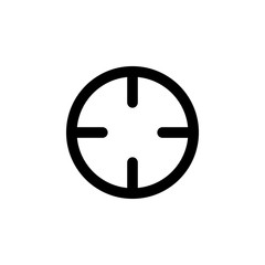Fototapeta premium aim icon. Element of simple icon for websites, web design, mobile app, info graphics. Signs and symbols collection icon for design and development