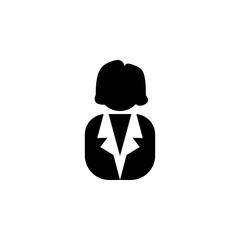 businesswoman icon. Element of simple icon for websites, web design, mobile app, info graphics. Signs and symbols collection icon for design and development
