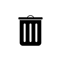 garbage can icon. Element of simple icon for websites, web design, mobile app, info graphics. Signs and symbols collection icon for design and development