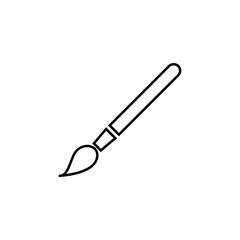 paint brush icon. Element of simple icon for websites, web design, mobile app, info graphics. Thin line icon for website design and development, app development