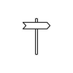 direction arrow icon. Element of simple icon for websites, web design, mobile app, info graphics. Thin line icon for website design and development, app development
