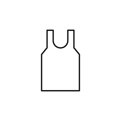 shirt icon. Element of simple icon for websites, web design, mobile app, info graphics. Thin line icon for website design and development, app development