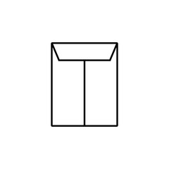 box icon. Element of simple icon for websites, web design, mobile app, info graphics. Thin line icon for website design and development, app development