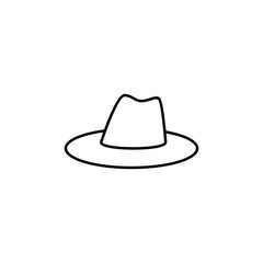 hat icon. Element of simple icon for websites, web design, mobile app, info graphics. Thin line icon for website design and development, app development