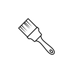 repair brush icon. Element of simple icon for websites, web design, mobile app, info graphics. Thin line icon for website design and development, app development