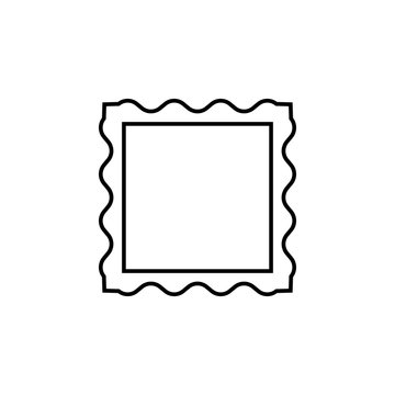 picture frame icon. Element of simple icon for websites, web design, mobile app, info graphics. Thin line icon for website design and development, app development