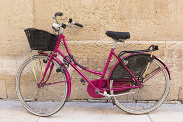 Bicicletta colorata vintage