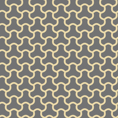 Seamless vector ornament. Modern background. Geometric modern golden pattern