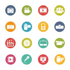 16 video icons