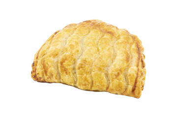 apple turnover puff isolated on white background