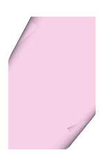 Zettel, Papier, eingerollte Ecken