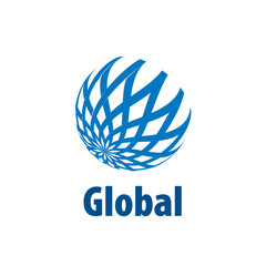 vector logo globe