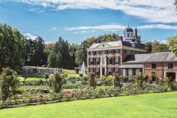 The castle and park  Rosendael located in Rozendaal in the Netherlands