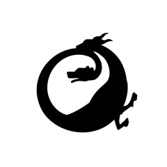 Mythological beast Amphisbaena