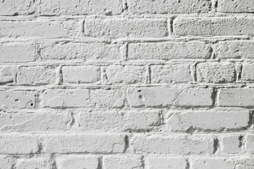 White background of bricks for text and advertising