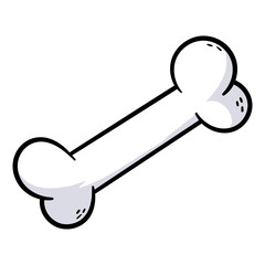Cartoon Bone Illustration