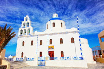サントリーニ島イアの教会