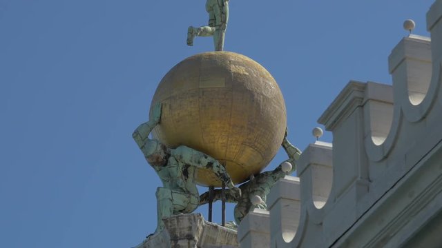Punta della Dogana di Mare with golden globe and statues
