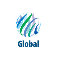 vector logo globe