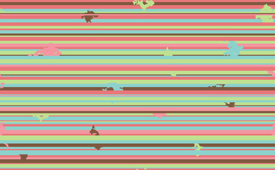 Seamless horizontal lines pattern. Vector background