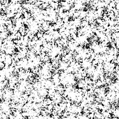 Seamless artistic abstract pattern. Hand drawn repeatable creative background. Paint stain grunge design from painted texture. Black and white drawing.