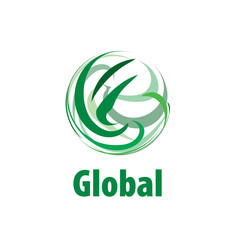 vector logo globe