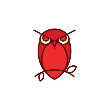 Owl Vector Template Design Illustration