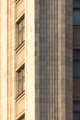 Obraz premium Windows in the building as a background