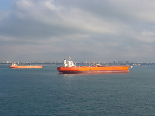 Shipping In Singapore Harbour
