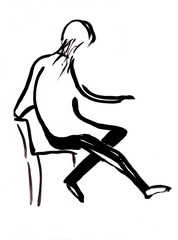 Instant sketch, woman