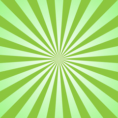 Sunlight abstract background. Green color burst background.