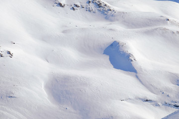 Snow covered slope