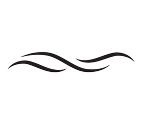 Icon of the waves. Vector illustration