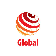 vector logo globe