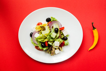 a beautiful restaurant dish