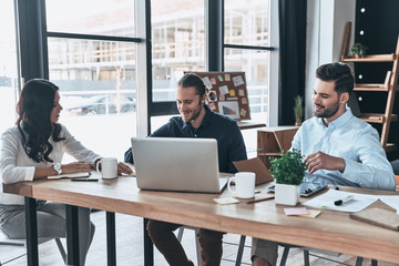 Young business professionals. 