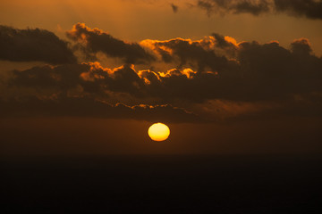 sunset on Vulcano, Aeolian Islands