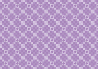 紫色の四角の幾何学模様パターン