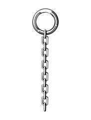 old hanging chain illustration