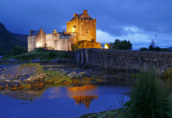Scotland, Eilean Donan Castle in Loch Duich