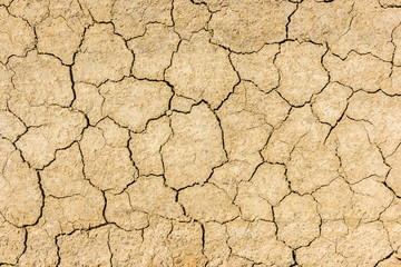 Dry cracked soil background