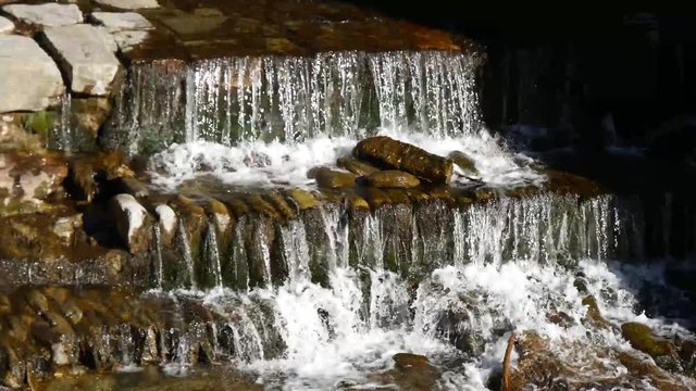 Torrente con cascata in Val Chiavenna