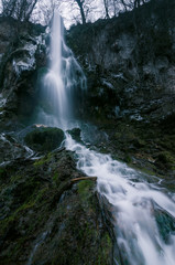 Bad Uracher Wasserfall im Frühjahr
