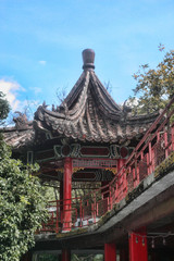 Decorated colorful monasteries, Taiwan