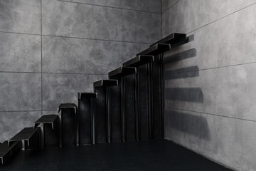 metal staircase for design