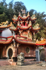 Decorated colorful monasteries, Taiwan