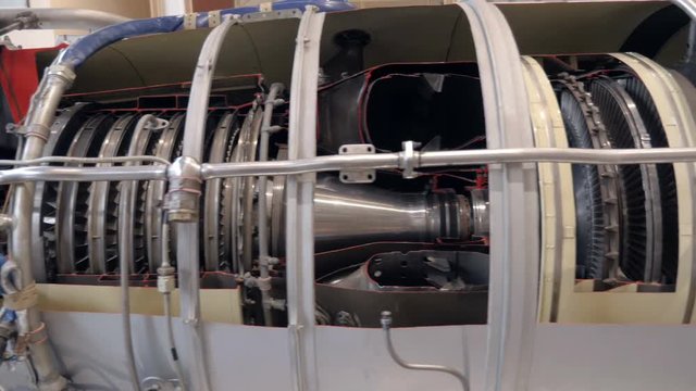  Structure of the aircraft engine.

